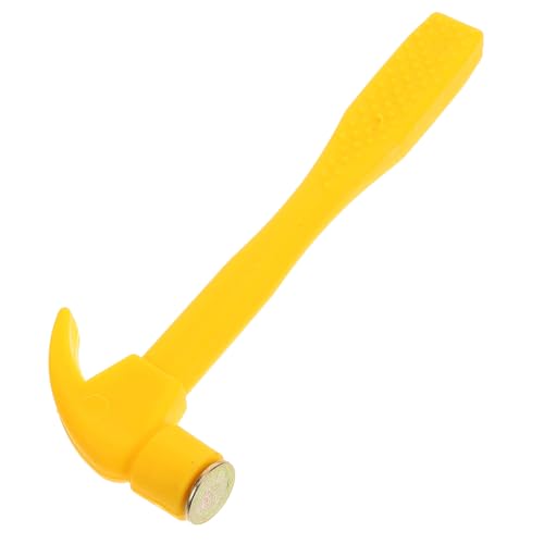 CIYODO Simulierter Kleiner Hammer Mini-nagelhammer Hammer Reparieren Hammer Für Fotorahmenhammer Nagelhammer Ziehen Hammerspielzeug Aus Kunststoff Yellow Plastik von CIYODO