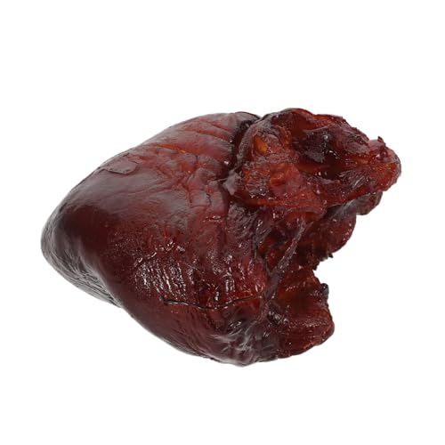 CIYODO Simuliertes Schweineherzmodell simuliertes Fleisch gefälschte Lebensmittel realistisch künstliche Lebensmittelrequisiten Küchenrequisiten lebensechte Essensrequisiten Pu Braun CIYODO Simuliertes Schweineherzmodell simuliertes Fleisch gefälschte Lebensmittel realistisch künstliche Lebensmittelrequisiten Küchenrequisiten lebensechte Essensrequisiten Pu Braun von CIYODO