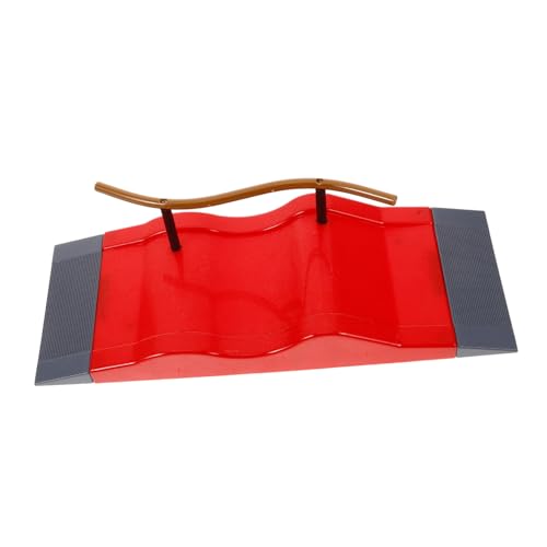 CIYODO Skateboarding Venue Props Finger Massage Board Mini Skateboard Skate Ramp Interaktives Finger Handgelenk Wettkampfbrett Finger Skateboard Rampe Finger Skateboards Kunststoff von CIYODO