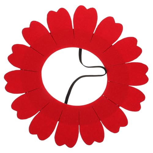 CIYODO Sonnenblumen Kopfbedeckung für Kostüme Lustiger Kreativer und Bequemer Sonnenblumenhut aus Filz für Partys Cosplay und Schulaufführungen Kindergröße von CIYODO
