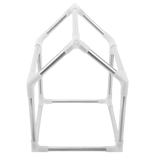 CIYODO Spielzelt DIY Metallstruktur für Spielhaus Stabil und Vielseitig Einsetzbar als Zelt oder Haustierhaus Fördert Kreativität und Lernspiel für und Außenbereiche von CIYODO