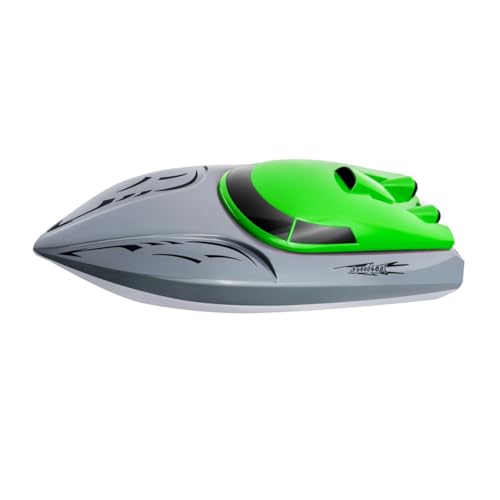 CIYODO Spielzeugboot mit Fernbedienung Kind Wasser Schiff ferngesteuertes Boot elektrisches Poolboot 2,4-GHz-Boot- RC-Boote für Erwachsene Miniboot Abs Green von CIYODO
