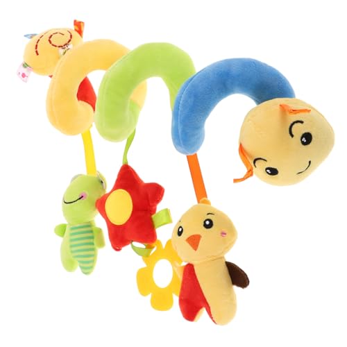 CIYODO Spiral für Kinderwagen und Autositz Multifunktionale Aktivitätsdecke mit Rassel Weiches Hängespielzeug für Geeignet für Kinderwagen Bett und Mehr von CIYODO