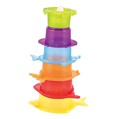 CIYODO Stapelbecher Für Kleinkinder Transparentes Cartoon Badespielzeug Lustige Fischform Ideales Für Bad Und Strand Fördert Die Motorischen Fähigkeiten CIYODO Stapelbecher Für Kleinkinder Transparentes Cartoon Badespielzeug Lustige Fischform Ideales Für Bad Und Strand Fördert Die Motorischen Fähigkeiten von CIYODO
