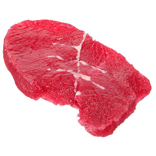 CIYODO Steakmodell -Requisiten Requisiten für gefälschte Steaks realistisch Party Mini suchen Gefälschte Lebensmitteldekoration Steak-Ornament Fake-Food-Steak Styropor rot CIYODO Steakmodell -Requisiten Requisiten für gefälschte Steaks realistisch Party Mini suchen Gefälschte Lebensmitteldekoration Steak-Ornament Fake-Food-Steak Styropor rot von CIYODO