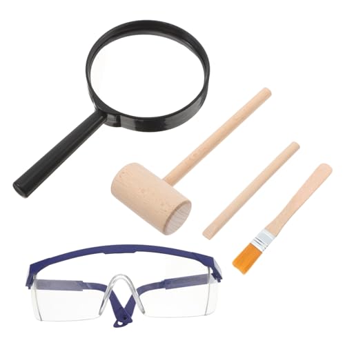 CIYODO Stem Dinosaurier Ausgrabungsset für Ab Jahren Mini Holzhammer und Meißel Pädagogisches für Kreative Archäologie und Motorische Tragbar für Unterwegs von CIYODO