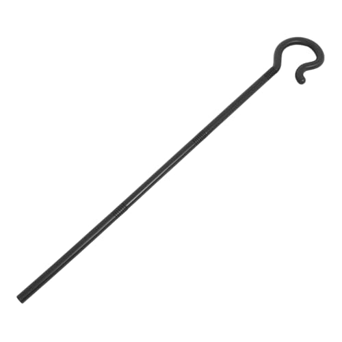 CIYODO Stock Bühnenzubehör Halloween-Cosplay-Requisiten Jazz-deko-Requisite Tanzrohr -Performance -krücke Cosplay-verzierung Halloween-krückenstütze Halloween Cane Rohrdekor Plastik Black von CIYODO