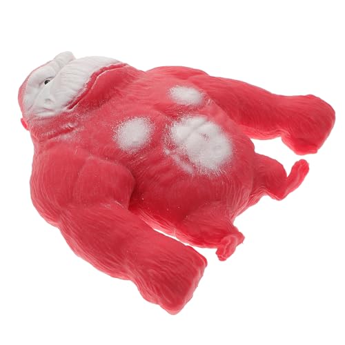 CIYODO Stressabbau Gorilla Figur aus Weichem TPR Squeezable Fidget Toy für Kinderparty Roter Kleiner Cartoon Gorilla Lustiges Decompress Affen CIYODO Stressabbau Gorilla Figur aus Weichem TPR Squeezable Fidget Toy für Kinderparty Roter Kleiner Cartoon Gorilla Lustiges Decompress Affen von CIYODO