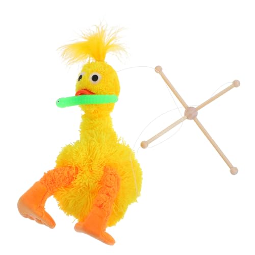 CIYODO Süße Und Interaktive Enten-streichpuppe Für Kinder, Plüsch-Marionette Für Kinder, Weiches Und Kuscheliges Enten-stofftier Für Puppen von CIYODO