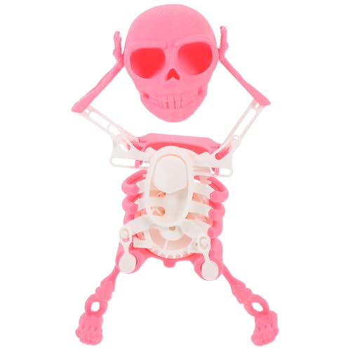 CIYODO Tanzender Totenkopf Relax Spielzeug Tischplatte Ornament Skelett Statue Entlastungsspielzeug 3D Puzzle Menschliches Skelett Halloween Dekoration Outdoor Spielzeug Relief Spielzeug Büro von CIYODO