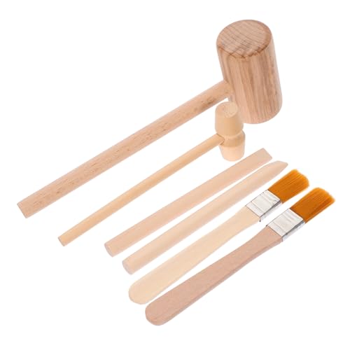 CIYODO Teiliges Grabwerkzeug Set aus Holz mit Hammer Meißel Pinsel Archäologie für Jungen und Mädchen Kreativität und Feinmotorik Tragbares Ausgrabungs Experimentierset CIYODO Teiliges Grabwerkzeug Set aus Holz mit Hammer Meißel Pinsel Archäologie für Jungen und Mädchen Kreativität und Feinmotorik Tragbares Ausgrabungs Experimentierset von CIYODO