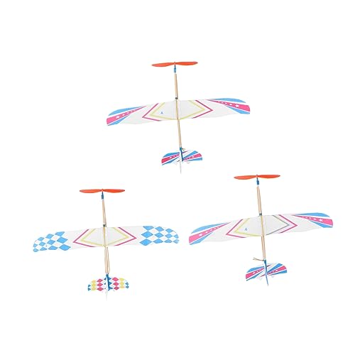 CIYODO Teiliges Gummiband Angetriebenes Flugzeugmodell Kleines Buntes Spielzeugflugzeug Edukatives Modell für Eltern Junge Mädchen Interaktion CIYODO Teiliges Gummiband Angetriebenes Flugzeugmodell Kleines Buntes Spielzeugflugzeug Edukatives Modell für Eltern Junge Mädchen Interaktion von CIYODO