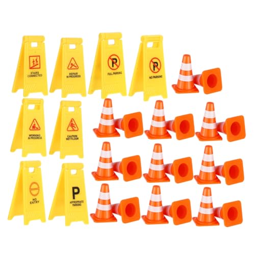 CIYODO Teiliges Lernspielzeug Verkehrszeichen mit Abnehmbaren Warnschildern und Orangenen Verkehrskegeln Kindgerechtes Simulationstool für Kreatives Spiel und Verkehrssicherheit CIYODO Teiliges Lernspielzeug Verkehrszeichen mit Abnehmbaren Warnschildern und Orangenen Verkehrskegeln Kindgerechtes Simulationstool für Kreatives Spiel und Verkehrssicherheit von CIYODO