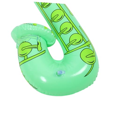 CIYODO Teiliges Party Aufblasbare PVC Instrumente Gitarre Saxophon Trompete Keyboard Trommel Leichte Bühnenrequisiten für Geburtstagsfeiern Strand Zufällige Farbe von CIYODO