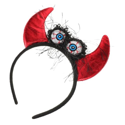 CIYODO Teufelshörner Haarreif Halloween Haarschmuck Kopfschmuck Horn Stirnband für Party Cosplay Karneval Leicht Komfortabel CIYODO Teufelshörner Haarreif Halloween Haarschmuck Kopfschmuck Horn Stirnband für Party Cosplay Karneval Leicht Komfortabel von CIYODO