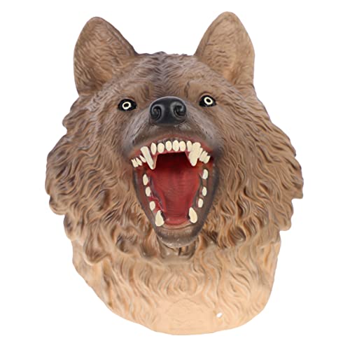 CIYODO Tierische Marionette Kleinkind Puppen Plüsch Handpuppe Tierkopfpuppe Säugetier Tierpuppe Handschuh Für Tierfiguren Vinyl von CIYODO