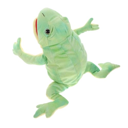 CIYODO Plüschfrosch-handpuppe Tierpuppe Zum Geschichtenerzählen Kinderspielzeug Aus Weicher Pp-Baumwolle CIYODO Plüschfrosch-handpuppe Tierpuppe Zum Geschichtenerzählen Kinderspielzeug Aus Weicher Pp-Baumwolle von CIYODO