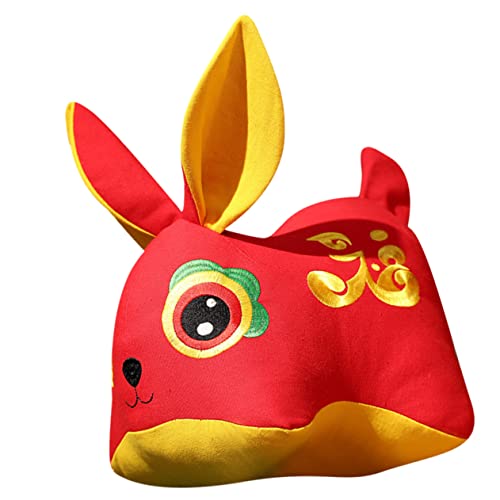 CIYODO Tierkreiskaninchenpuppe Hase Plüschspielzeug Weiches für klein Kinderspielzeug Zimmer Kuscheltier Baumwoll- und Plüschmaterialien rot CIYODO Tierkreiskaninchenpuppe Hase Plüschspielzeug Weiches für klein Kinderspielzeug Zimmer Kuscheltier Baumwoll- und Plüschmaterialien rot von CIYODO