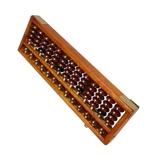 CIYODO Traditionelles Holzperlen-Rechenbrett Tragbares Lernwerkzeug für Erwachsene Vintage Design Verbessert Hand-Auge-Gehirn-Koordination für Schule und Bürogebrauch von CIYODO