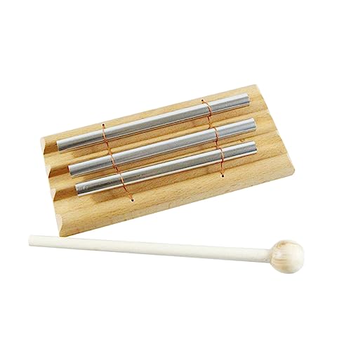 CIYODO Trio Glockenspiel aus Holz Musikalisches für Metallröhren Stabiler Basis für Frühkindlichen Entwicklung und Percussion Instrument CIYODO Trio Glockenspiel aus Holz Musikalisches für Metallröhren Stabiler Basis für Frühkindlichen Entwicklung und Percussion Instrument von CIYODO
