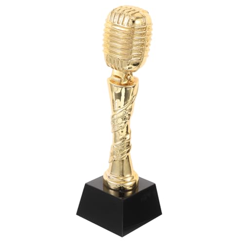 CIYODO Trophäen-Requisite in Mikrofonform Aus Kunstharz Für Gesangsveranstaltungen, Musikwettbewerbe, Auszeichnungen Und Gemeinschaftsfeiern von CIYODO