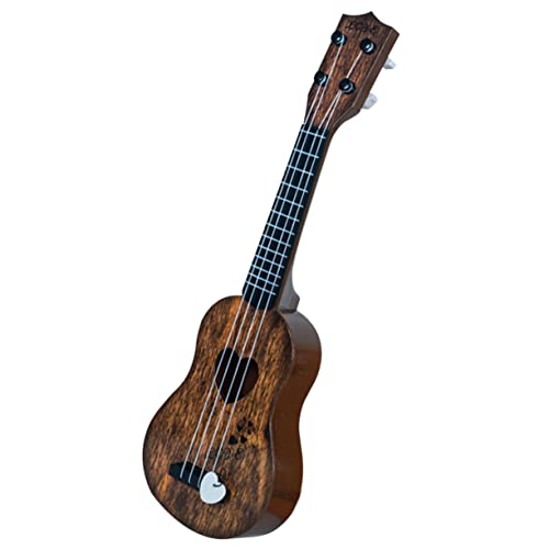 CIYODO Ukulele Musikinstrument Mit Verstellbaren Saiten Für Interesse Farblich Zufällig Kleines Gitarrenmodell Für Junge Musiker von CIYODO