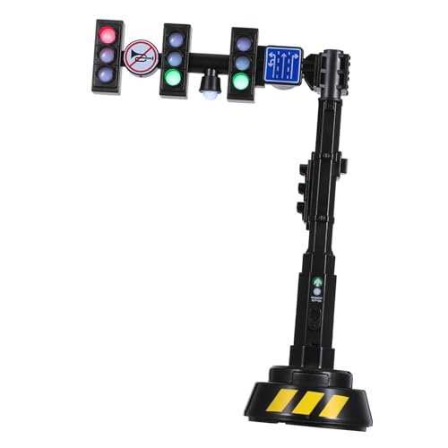 CIYODO Verkehrsampel mit Licht und Sound Simuliertes Verkehrssignalmodell für Frühe Bildung und Rollenspiel Perfektes für Szenen und Kinderzimmer von CIYODO