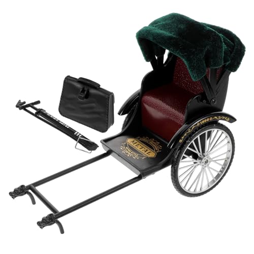 CIYODO Vintage Modell mit Sitz und Grünem Dach Retro Dreirad Dekoration für Wohnräume und Fotografie Hochwertiges Handwerk für Büro und Zuhause CIYODO Vintage Modell mit Sitz und Grünem Dach Retro Dreirad Dekoration für Wohnräume und Fotografie Hochwertiges Handwerk für Büro und Zuhause von CIYODO