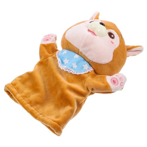 CIYODO Weiche Shiba Inu Handpuppe Plüsch Tier zum Rollenspiel für Interaktive Storytelling Puppe Fördert Kreativität und Motorische Fähigkeiten von CIYODO