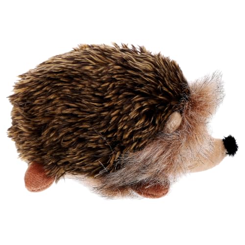 CIYODO Weiches Plüschtier Igel Kuscheltier aus Niedliches Stofftier als Sofa Ornament und Foto Requisite für Familie und Freunde Brauner Plüsch Igel für Wohnzimmer und Schlafzimmer von CIYODO