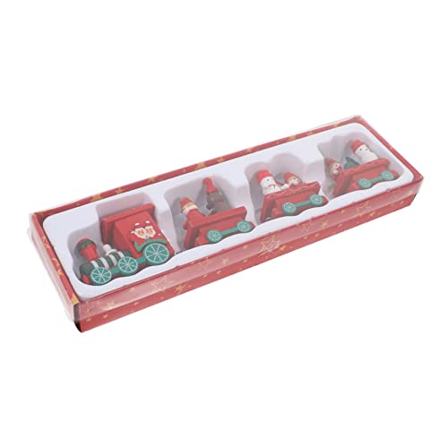 CIYODO Weihnachtliche Holz Eisenbahn Deko Teiliges Umweltfreundlich Sicher Kreatives Desktop Schmuckstück für Fenster Wohnzimmer und Festtagsdekoration CIYODO Weihnachtliche Holz Eisenbahn Deko Teiliges Umweltfreundlich Sicher Kreatives Desktop Schmuckstück für Fenster Wohnzimmer und Festtagsdekoration von CIYODO
