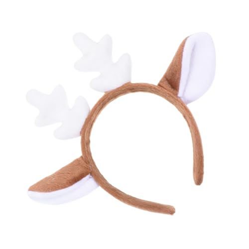 CIYODO Weihnachtlicher Rentier Geweih Haarreif aus Weichem Plüsch für Junge Mädchen Festliches Kostüm Accessoire für Xmas Party Karneval und Tanzveranstaltungen CIYODO Weihnachtlicher Rentier Geweih Haarreif aus Weichem Plüsch für Junge Mädchen Festliches Kostüm Accessoire für Xmas Party Karneval und Tanzveranstaltungen von CIYODO