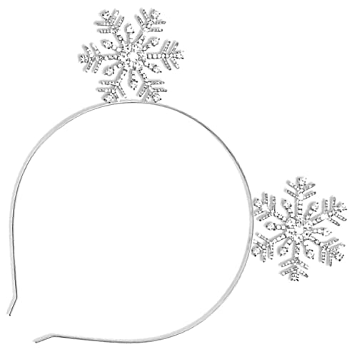 CIYODO Weihnachtlicher Schneeflocken Haarreif Metall Festlich Modischer Kopfschmuck für Damen und Mädchen für Weihnachtsfeier Karneval und Kostümparty CIYODO Weihnachtlicher Schneeflocken Haarreif Metall Festlich Modischer Kopfschmuck für Damen und Mädchen für Weihnachtsfeier Karneval und Kostümparty von CIYODO