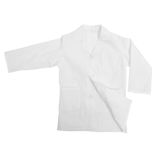 CIYODO Bequemer Laborkittel Aus Polyester-Baumwolle Für Jungen Und Mädchen Für Halloween-arztkostüm CIYODO Bequemer Laborkittel Aus Polyester-Baumwolle Für Jungen Und Mädchen Für Halloween-arztkostüm von CIYODO