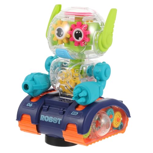 CIYODO Zahnrad Roboter Transparentes Kinderspielzeug Roboter Für Roboter Für Geburtstagsgeschenk Elektrisches Roboterspielzeug Für Elektrisches Zufällige Farbe von CIYODO