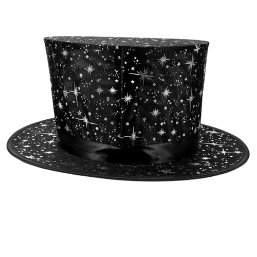 CIYODO Zylinderhut Eleganter für Halloween Bühnenauftritte Leichtes Tragbares Design mit Stilvollem Look für Rollenspiele und Zaubershows Komfortables Material für Sicheres CIYODO Zylinderhut Eleganter für Halloween Bühnenauftritte Leichtes Tragbares Design mit Stilvollem Look für Rollenspiele und Zaubershows Komfortables Material für Sicheres von CIYODO