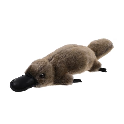 CIYODO ausgestopftes Schnabeltier gefülltes Babyspielzeug Plüschspielzeug Geburtstagsgeschenk für Erwachsene entzückende Tierpuppe gefüllte Puppenspielzeuge Acryl Grey von CIYODO