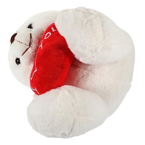 CIYODO geschmeidige Kuscheltiere Valentinstag ausgestopftes Bärenspielzeug zum Valentinstag entzückendes Tierspielzeug Bär umarmen PP Baumwolle Weiß CIYODO geschmeidige Kuscheltiere Valentinstag ausgestopftes Bärenspielzeug zum Valentinstag entzückendes Tierspielzeug Bär umarmen PP Baumwolle Weiß von CIYODO