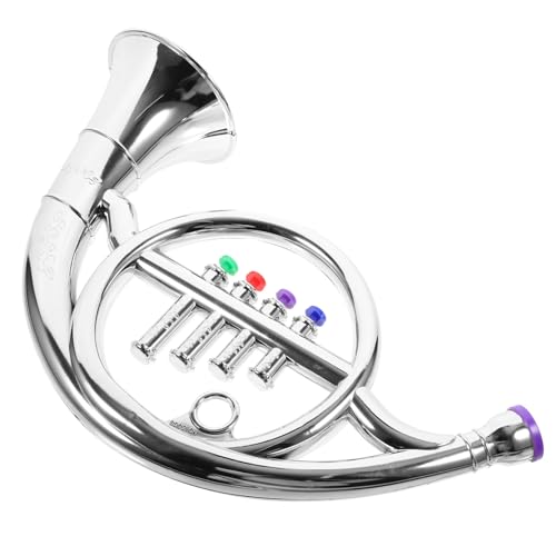 CIYODO simuliertes Musikinstrument- lustiges Spielzeughorn von Kinderhörnern Musikalisches Spielzeughorn Miniaturhorn schöne Kinderhupe Plastik Silber CIYODO simuliertes Musikinstrument- lustiges Spielzeughorn von Kinderhörnern Musikalisches Spielzeughorn Miniaturhorn schöne Kinderhupe Plastik Silber von CIYODO