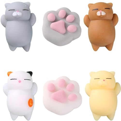 6 Stück Mini-Spielzeug,, 4 Katzen Kneten Spielzeuge Und 2 Pfoten Spielzeuge, Kawaii Spielzeug Für Kinder Und Erwachsene, Entspannungsgeschenk Für Geburtstag Und Party 6 Stück Mini-Spielzeug,, 4 Katzen Kneten Spielzeuge Und 2 Pfoten Spielzeuge, Kawaii Spielzeug Für Kinder Und Erwachsene, Entspannungsgeschenk Für Geburtstag Und Party von CJAPGJW