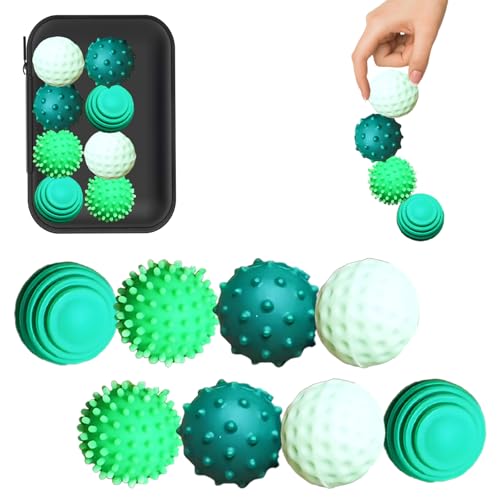 8 Stück Fidget Magnetische Kugeln, 25mm Magnetkugeln mit Schwarzer Box, Anti Stress Spielzeug für Erwachsene und Kinder, Angstlinderung von CJAPGJW