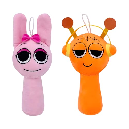 Stitch Kuscheltier, 2 EIN Plüschen Spielzeug, Pokemon Kuscheltier und Stich Plüschfigur, Zwei Farben zur Auswahl (Pink und Gelb), Kinder und Erwachsene von CJAPGJW