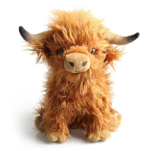 CJBIN Highland Cow Soft Toy Plush Toy, Hochlandrind Kuscheltier, Kuh Plüschtier, Highland Cow Plüschtier Realistischer, Plüschtiere, Süße Kuscheltiere, Schlafendes Plüschtier Geschenke Für Kinder CJBIN Highland Cow Soft Toy Plush Toy, Hochlandrind Kuscheltier, Kuh Plüschtier, Highland Cow Plüschtier Realistischer, Plüschtiere, Süße Kuscheltiere, Schlafendes Plüschtier Geschenke Für Kinder von CJBIN
