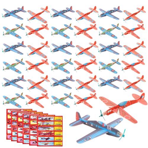 CJBIN Styroporflieger Kinder, 36 Stück Gleitflugzeuge Set, Styropor Flugzeuge für Kinder, Flieger Kinder, Gemischte Einzeln Verpackte Gleitflugzeuge für Kindergeburtstag Gastgeschenke CJBIN Styroporflieger Kinder, 36 Stück Gleitflugzeuge Set, Styropor Flugzeuge für Kinder, Flieger Kinder, Gemischte Einzeln Verpackte Gleitflugzeuge für Kindergeburtstag Gastgeschenke von CJBIN