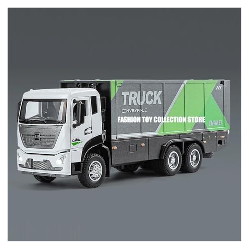 CJJXKBEP Fertiges Modellauto 1:32 Legierungs-Wingspan-Container-LKW-Stadttransport-LKW-Simulationsautomodell Mit Ton Und Lichtfahrzeugmodell Miniatur Auto Modell im Massstab von CJJXKBEP