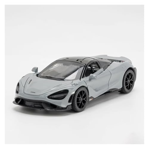 CJJXKBEP Fertiges Modellauto Legierung Diecast 1:32 for McLaren 765LT Sportwagen Modell Türen Geöffnet Zurückziehen Fahrzeugmodelle Miniatur Auto Modell im Massstab(Titanium) von CJJXKBEP
