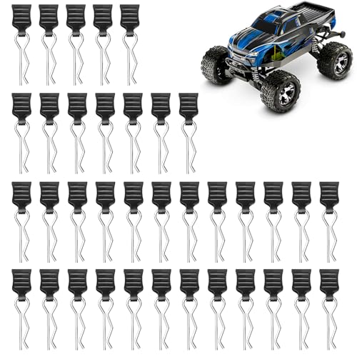 12 Stück RC Karosserie Clips, Edelstahl Körper Shell Pins für RC Autos Ersatzteile Rc Zubehör für, Traxxas RC Autos für Deerc Haiboxing Ersatzteile, 1/10, 1/12, 1/16, RC Verbrenner Zubehör, Schwarz 12 Stück RC Karosserie Clips, Edelstahl Körper Shell Pins für RC Autos Ersatzteile Rc Zubehör für, Traxxas RC Autos für Deerc Haiboxing Ersatzteile, 1/10, 1/12, 1/16, RC Verbrenner Zubehör, Schwarz von CJMUQHEHH