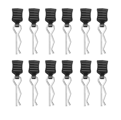 36 Stück RC Karosserie Clips, Edelstahl Körper Shell Pins für RC Autos Ersatzteile Rc Zubehör für, Traxxas RC Autos für Deerc Haiboxing Ersatzteile, 1/10, 1/12, 1/16, RC Verbrenner Zubehör, Schwarz 36 Stück RC Karosserie Clips, Edelstahl Körper Shell Pins für RC Autos Ersatzteile Rc Zubehör für, Traxxas RC Autos für Deerc Haiboxing Ersatzteile, 1/10, 1/12, 1/16, RC Verbrenner Zubehör, Schwarz von CJMUQHEHH