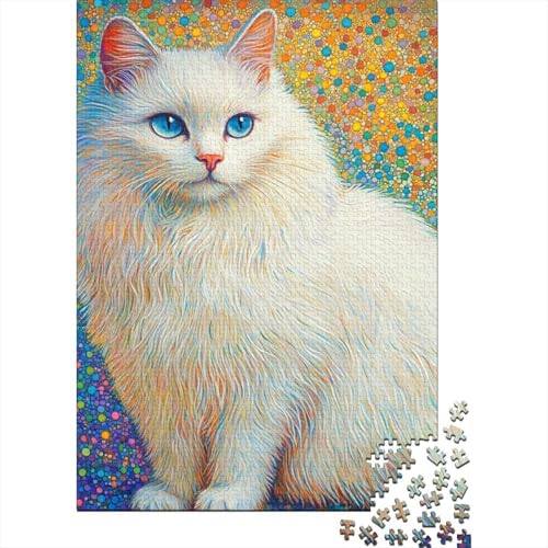 Birman Puzzle 1000-teilige Schwer Puzzle Spielzeug Pädagogisches Spiel Impossible Herausforderungsspielzeug Für Erwachsene Und Kinder Ab 12 Jahren 1000pcs (75x50cm) von CJURAMTON