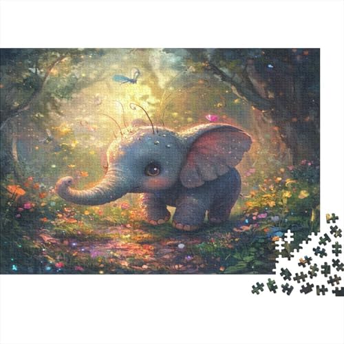 Little Elefant 1000 Teile Puzzle Für Erwachsene, Hochwertige Recycelbare MateriAußerirdische Und Druck Puzzlespiel, Familienspiel, Geschenk Für Liebhaber Oder Freunde Puzzel 1000pcs (75x50cm) von CJURAMTON